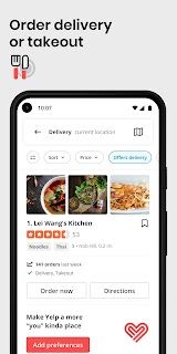 Yelp: Food, Delivery & Reviews screenshot