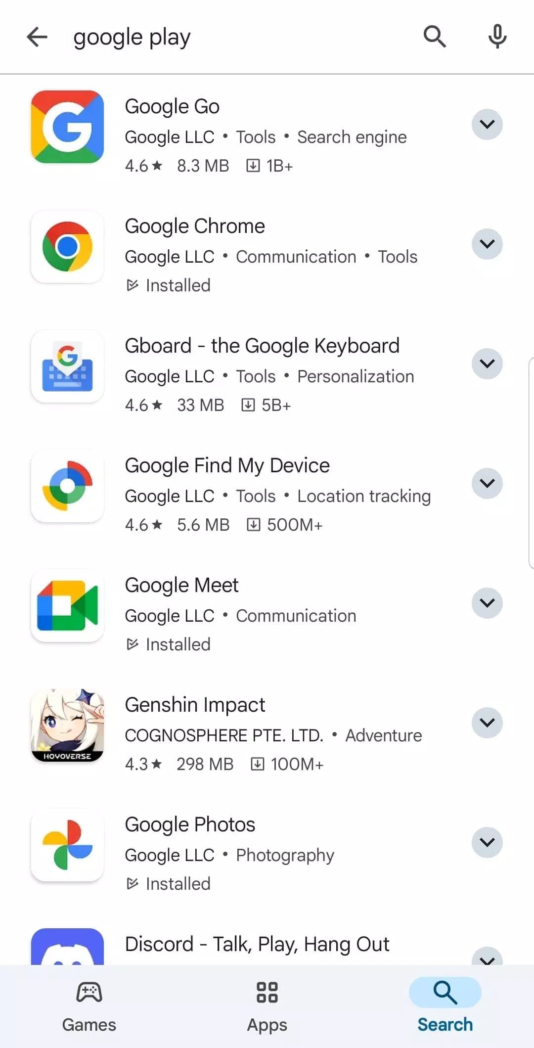 Google Play Store screenshot